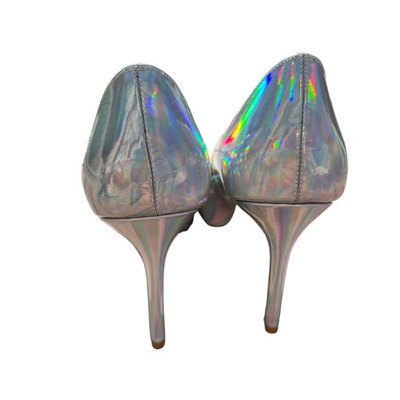 Stuart Weitzman Stuart Scallop Pump SZ 5.5 B Leather Stiletto Heels MSRP $495 - Picture 8 of 8
